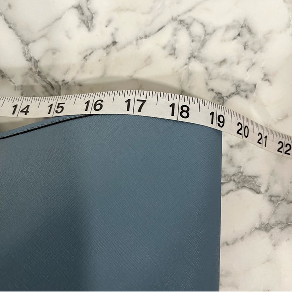 Michael Kors Jet Set Travel Tote Surf Blue Matching Hamilton Wallet - Picture 13 of 16